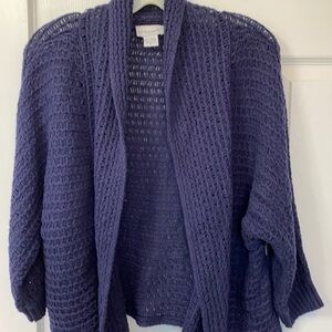 Soft Surroundings open knit sweater Size M
C